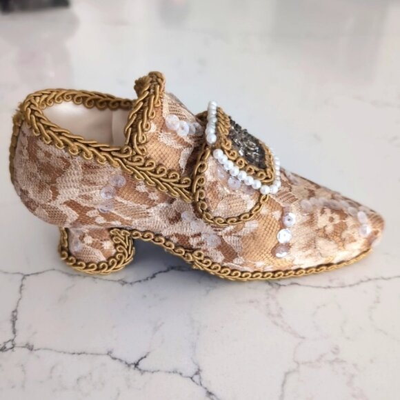 Rare Wayne Kleski Baroque Vintage 1990's Decorative Shoe Katherine's Collection - Picture 1 of 6